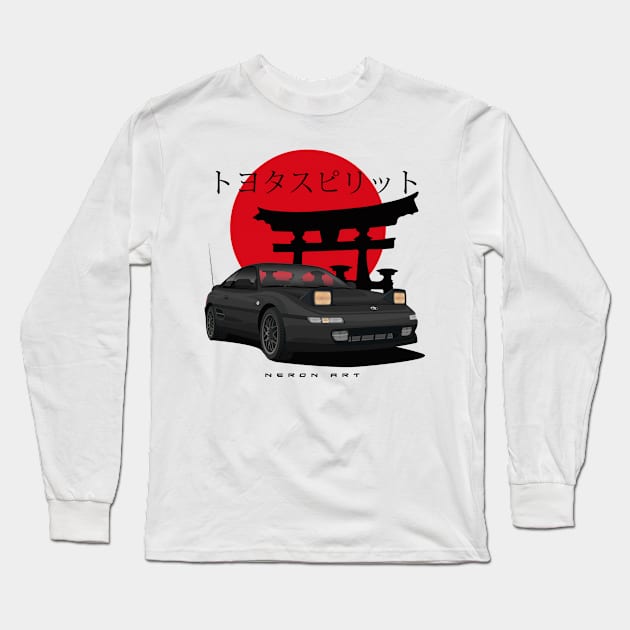 Toyota MR2 MK1 Long Sleeve T-Shirt by Neron Art